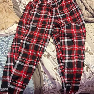 Plaid pajamas